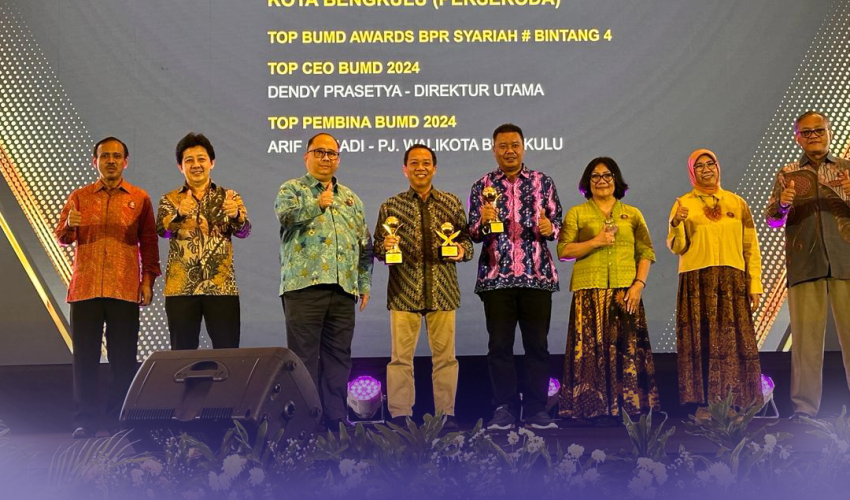 Dua Tahun Berturut-turut Bank Fadhilah Raih TOP BUMD Awards